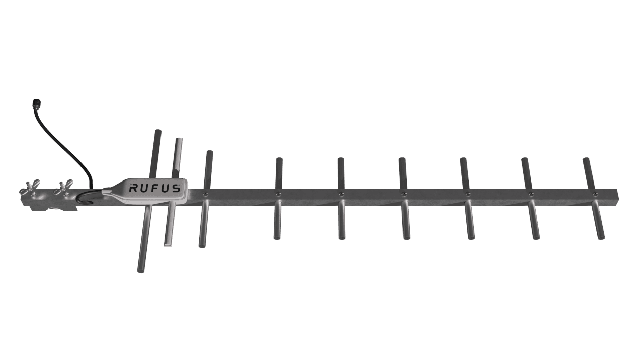Aerial antenna front view