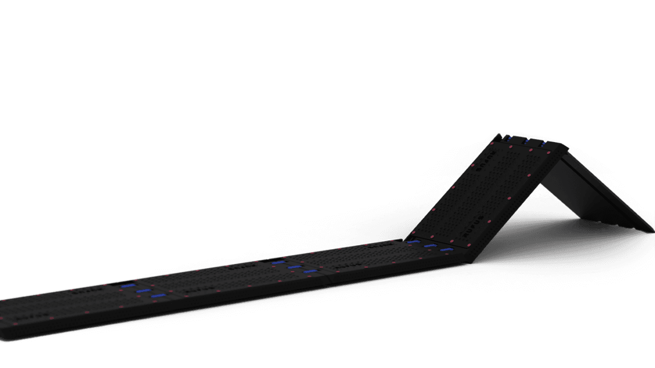 Foldable floor antenna